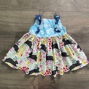 Tangled Tangerine Small Shop Bunny Knot Tunic Dress